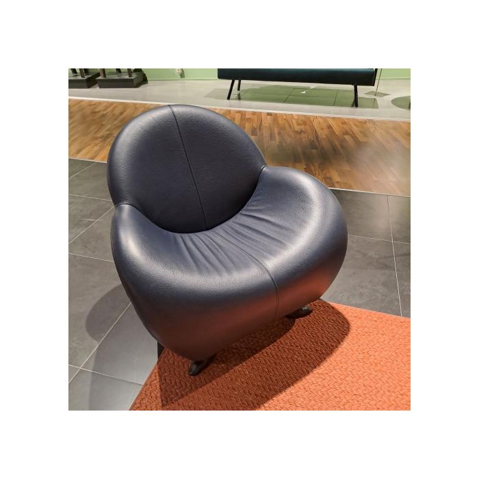 Leolux Papageno fauteuil blauw, Ophalen of Verzenden, Nieuw, 75 tot 100 cm, 50 tot 75 cm