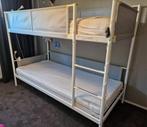Stapelbed Ikea wit ijzeren frame, Huis en Inrichting, Slaapkamer | Stapelbedden en Hoogslapers, Ophalen, 90 cm, Tweepersoons, Zo goed als nieuw