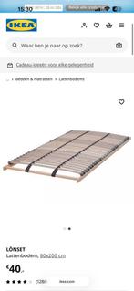 GRATIS Lattenbodem LÖNSET 2 stuks, Ophalen, Zo goed als nieuw, Eenpersoons, 80 cm