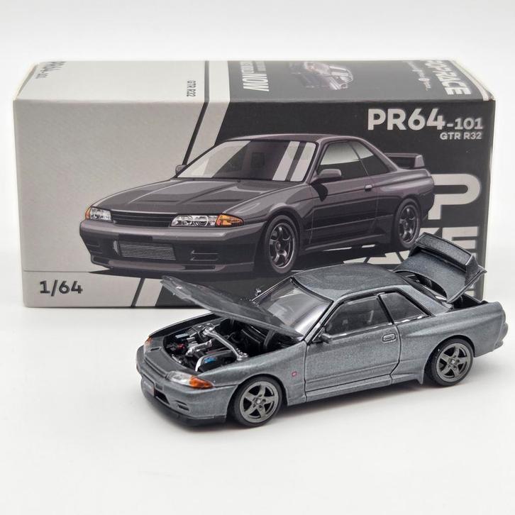 Pop Race Nissan Skyline GT-R R32 1:64, Hobby en Vrije tijd, Modelauto's | Overige schalen, Nieuw, Auto, Ophalen of Verzenden