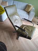 Prominent lederen fauteuil, Ophalen, Gebruikt, Modern, 50 tot 75 cm