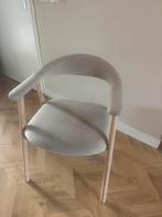 Japandi eetkamer stoel Ella 4 stuks, Huis en Inrichting, Stoelen, Bruin, Ophalen of Verzenden, Zo goed als nieuw, Stof