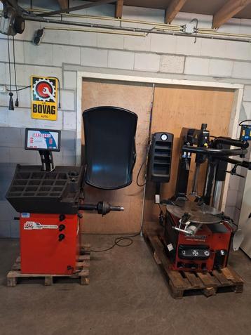 Set bandenapparaat hofmann balanceer machine probalance beschikbaar voor biedingen