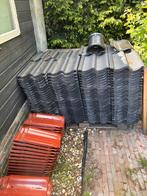 Dakpannen te koop la frage antraciet, Ophalen, Steen of Klei, 15 m² of meer, Dakpannen
