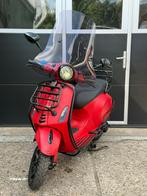 Vespa Primavera 2017 Brom Custom Mat Rood 4582km UNIEK, Fietsen en Brommers, Scooters | Vespa, Ophalen, Overige modellen, Maximaal 45 km/u