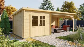 Blokhut - Tuinhuis Charlotta | 28 mm | vuren onbehandeld beschikbaar voor biedingen