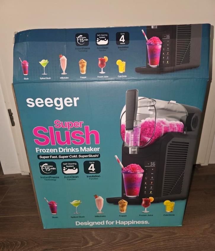 Seeger SuperSlush model SLFRZ1BK, Witgoed en Apparatuur, IJsmachines, Zo goed als nieuw, Ophalen