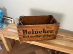 Oud Heineken kratje, Minder dan 50 cm, Gebruikt, Minder dan 50 cm, Ophalen of Verzenden