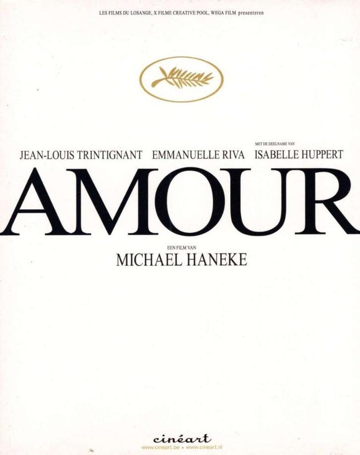 Amour (Michael Haneke) - IMDB 7.9 - NL uitgave, Cd's en Dvd's, Blu-ray, Zo goed als nieuw, Verzenden