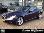 Mercedes SLK-klasse 200 K. Airco, lederen bekleding, unieke, Achterwielaandrijving, Gebruikt, 4 cilinders, Blauw
