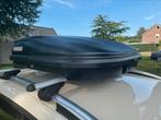 Dakkoffer inhoud 320 liter met montagebeugels carbonlook, Auto diversen, Dakkoffers, Ophalen of Verzenden, Zo goed als nieuw