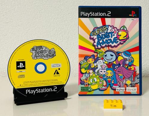 PS2 / Super Bust-A-Move 2, Spelcomputers en Games, Games | Sony PlayStation 2, Zo goed als nieuw, Puzzel en Educatief, 2 spelers