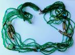 Vintage Prachtige Murano glas kralen ketting lang, Verzenden, Zo goed als nieuw