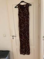 Prachtige lange mouwloze Foxy Fashion jurk, maat 36., Foxy Fashion, Bruin, Ophalen of Verzenden, Zo goed als nieuw