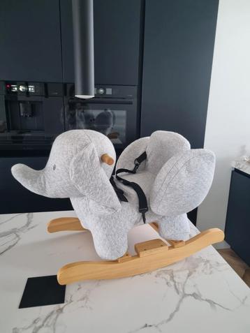 Nattou Hobbelolifant - Rookvrij! Hobbelpaard schommel baby beschikbaar voor biedingen
