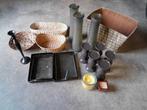 alles op deze foto samen voor 1 euro mand vaas kaarsstandaa, Huis en Inrichting, Woonaccessoires | Vazen, Ophalen of Verzenden