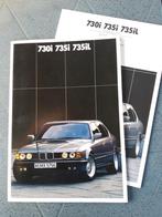 folder BMW 7-serie 1987 - 730I - 735I - 735 IL - Nederlands, Ophalen of Verzenden, Zo goed als nieuw, BMW