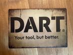 Dart, YourTool, But Better metalen reclamebord (Old Look), Www.pand50.nl, Reclamebord, Nieuw, Ophalen of Verzenden