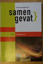 Samengevat VWO Wiskunde A  2019, Gelezen, Ophalen of Verzenden, VWO, Wiskunde A