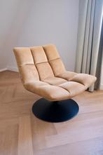 Dutchbone Bar velvet Fauteuil goldbrown, Huis en Inrichting, Fauteuils, 75 tot 100 cm, Ophalen of Verzenden, Zo goed als nieuw