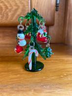 Glazen kerstboom boompje 8cm exclusive, Diversen, Kerst, Ophalen of Verzenden, Zo goed als nieuw
