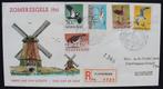FDC : Nederland - E47 (zonder embleem) 1961 - Zomerzegels, Postzegels en Munten, Nederland, Beschreven, Ophalen of Verzenden