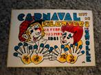 Sticker Carnaval in Zwolle 1981 ( met de Eileuvers), Ophalen of Verzenden, Nieuw, Bedrijf of Vereniging