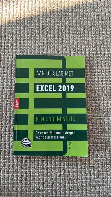 Ben Groenendijk - Aan de slag met Excel 2019 beschikbaar voor biedingen