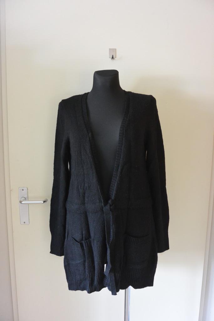 Esprit warm vest XL / XXL zwart met alpaca en wol, Kleding | Dames, Truien en Vesten, Gedragen, Maat 46/48 (XL) of groter, Zwart