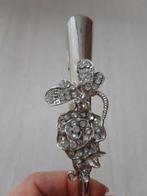 Prachtige zilverkleurige sjaalclip met strass VINTAGE, Ophalen of Verzenden, Overige materialen, Overige typen