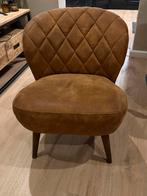 Cognac Stoeltje met schuine pootjes, Ophalen, Gebruikt, Bruin, Landelijk