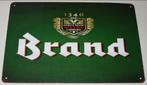 BRAND BIER : Bord Logo Brand Bier - Wijlre, Limburg 1340, Verzenden, Nieuw, Reclamebord, Plaat of Schild, Brand