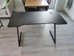 Bureau 120x60 cm zwart, Ophalen, Gebruikt, Bureau