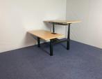 Bench zit/sta bureau Gispen (elektrisch), 160 x 170 cm., Ophalen, Elektrisch, Gebruikt, Stabureau