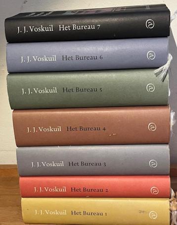 J.J. Voskuil. Het Bureau. 7 Hardcovers met omslag. Veen 1997 beschikbaar voor biedingen