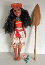 Zgan moana vaiana pop met kippie mattel disney, Ophalen of Verzenden, Zo goed als nieuw, Pop
