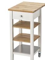 Kitchen trolley, Huis en Inrichting, Kasten | Buffetkasten, Ophalen, 50 tot 100 cm, Zo goed als nieuw, Met lade(s)