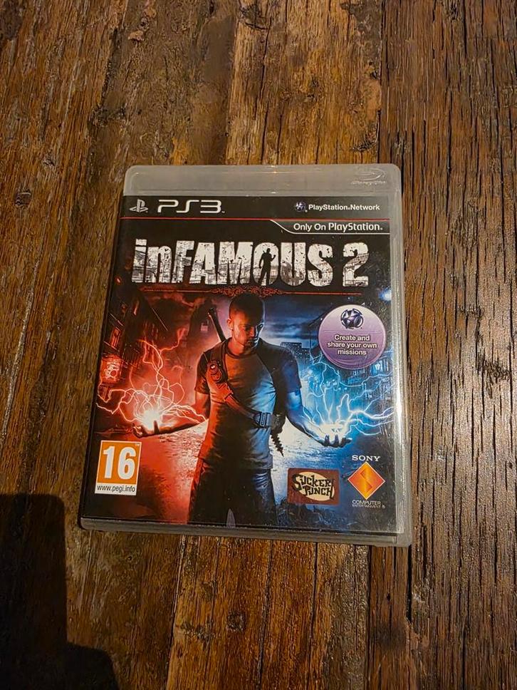 Infamous 2 PS3 (PAL), Spelcomputers en Games, Games | Sony PlayStation 3, Gebruikt, Avontuur en Actie, 1 speler, Vanaf 16 jaar