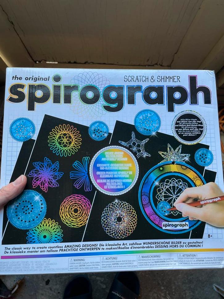 Spirograph Scratch & Shimmer - Nieuw!, Hobby en Vrije tijd, Knutselen, Nieuw, Materiaal, Ophalen of Verzenden