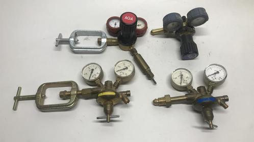 Zuurstof/ acetyleen set, 2 sets meters en 20 mtr slang, Doe-het-zelf en Verbouw, Gereedschap | Lasapparaten, Gebruikt, Overige typen