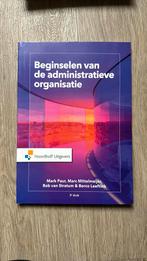 Mark Paur - Beginselen van de Administratieve organisatie, Mark Paur; Berco Leeftink; Marc Mittelmeijer; Rob van Stratum, Ophalen of Verzenden