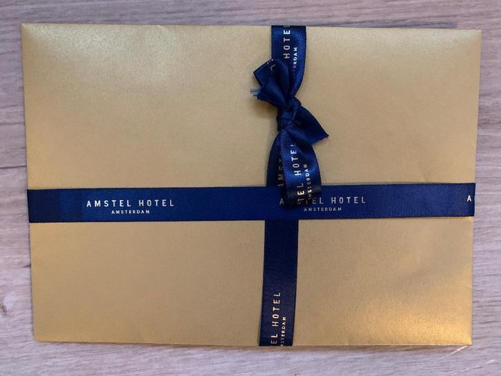 Cadeaubon Hotelovernachting Amstel hotel Amsterdam, Tickets en Kaartjes, Kortingen en Cadeaubonnen, Twee personen, Overige typen