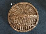 Rotan hangmand met oortjes doorsnede 53 cm - NIEUW mand (2), Mand, Rond, Nieuw, Ophalen of Verzenden