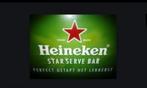 Heineken emaille bord perfect getapt het lekkerst serve bar, Verzamelen, Merken en Reclamevoorwerpen, Reclamebord, Ophalen of Verzenden
