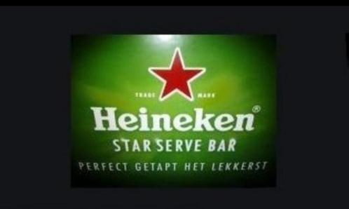 Heineken emaille bord perfect getapt het lekkerst serve bar, Verzamelen, Merken en Reclamevoorwerpen, Zo goed als nieuw, Reclamebord