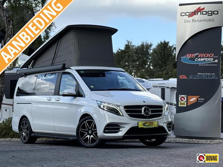 Marco Polo V-250 - Automaat - Hefdak - 4 matic, Caravans en Kamperen, Campers, Bedrijf, Buscamper of Camperbus, Westfalia, Mercedes