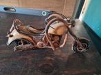 motor Motorfiets van hout voor decoratie, Ophalen, Zo goed als nieuw