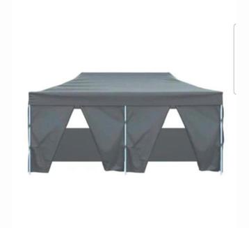 Partytent easy pop-up 3x6 meter antraciet (Nieuw in doos) beschikbaar voor biedingen