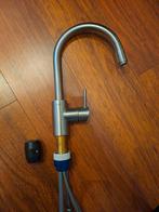 RVS Grohe keuken kraan met uitschuifbare slang, Ophalen, Gebruikt, Rvs, Kraan
