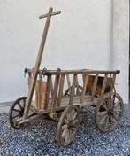 Antieke bolderkar, Ophalen, Gebruikt